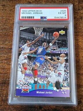 1992 Upper Deck Micheal Jordan East All Star Utah